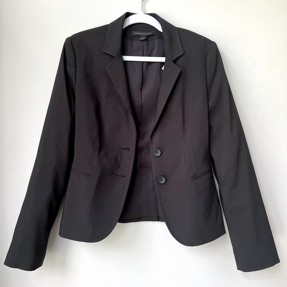 Euc Express Design Studio Two Button Blazer - Bla… - image 2
